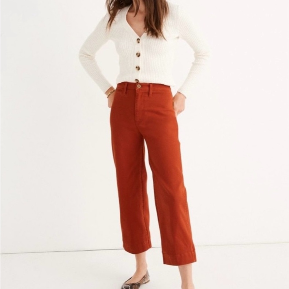 Madewell Emmett Wide-Leg Crop Pants